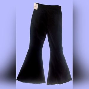 Forever 21 Large Black Corduroy Bell Bottoms
